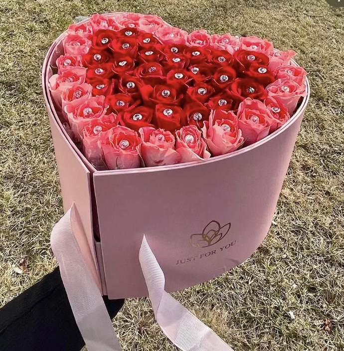 Chocolate Strawberries with Roses