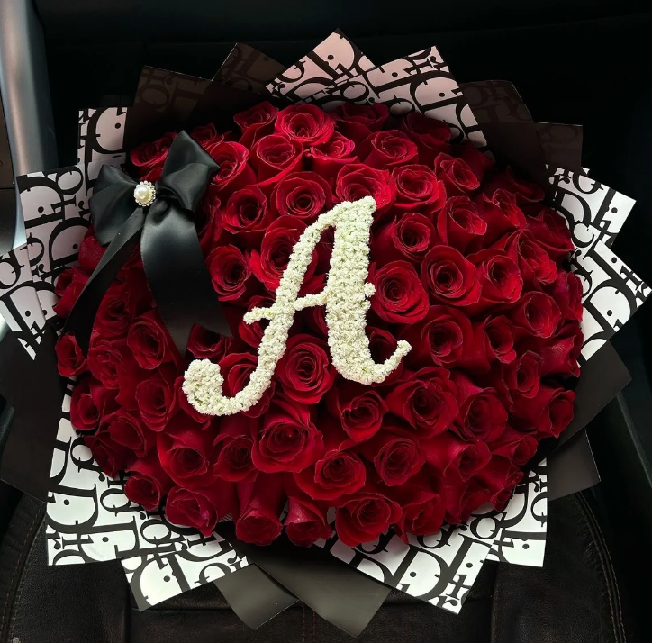 Rose Embraced Initial